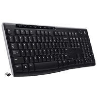 Logitech K270 Trådløst tastaur, black (Nordic)